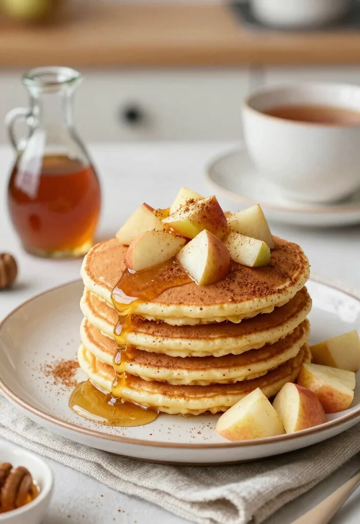 15 Cottage Cheese Pancakes High Protein - Fluffy & Nutritious Breakfast - 12. Apple Cinnamon Cottage Cheese Pancakes 1