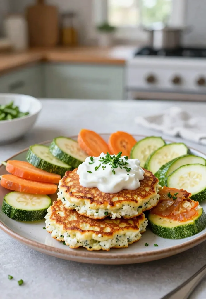 15 Cottage Cheese Pancakes High Protein - Fluffy & Nutritious Breakfast - 13. Zucchini and Carrot Cottage Cheese Pancakes 1