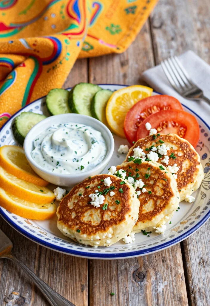 15 Cottage Cheese Pancakes High Protein - Fluffy & Nutritious Breakfast - 14. Mediterranean Herb Cottage Cheese Pancakes 1