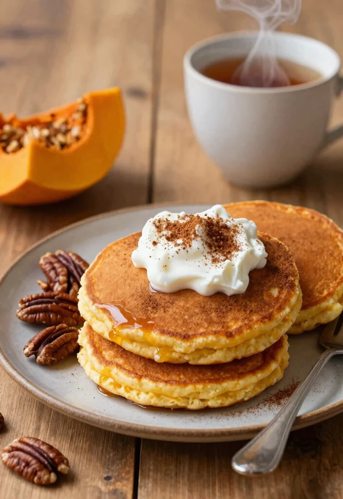 15 Cottage Cheese Pancakes High Protein - Fluffy & Nutritious Breakfast - 8. Pumpkin Spice Cottage Cheese Pancakes 1