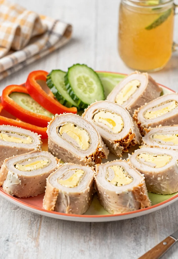 15 High Protein Low Carb Recipes For Picky Eaters - Kid-Approved Options - 2. Turkey and Cheese Roll-Ups 1