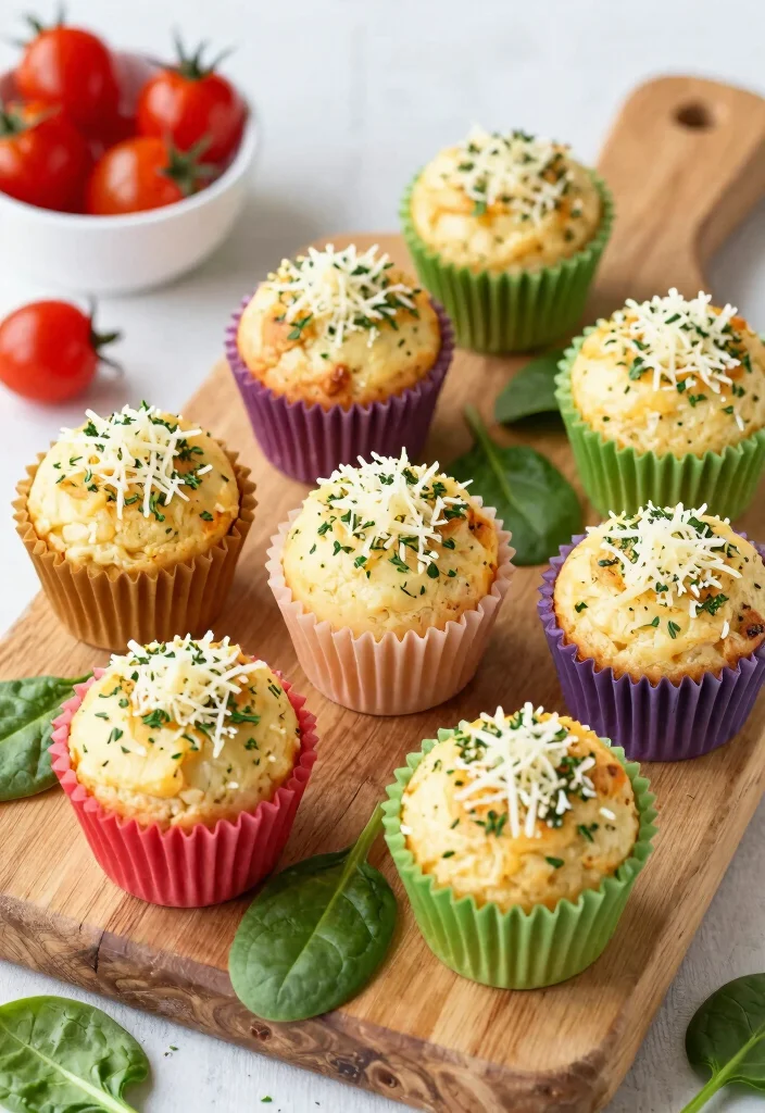 15 High Protein Low Carb Recipes For Picky Eaters - Kid-Approved Options - 3. Egg Muffins with Spinach and Cheese 1