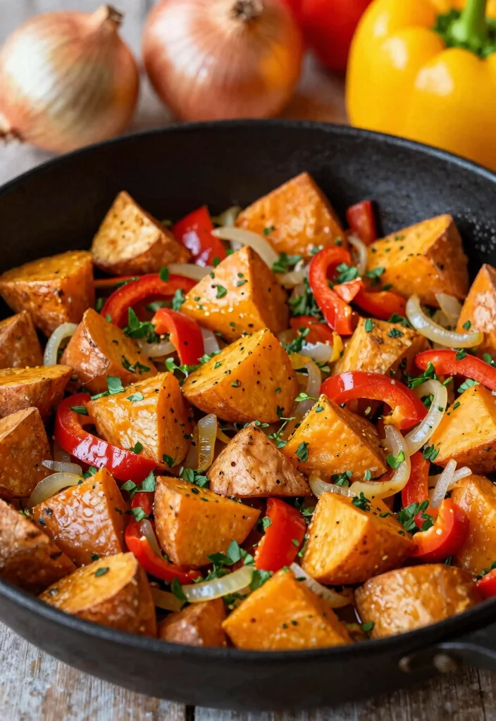 15 High Protein Low Carb Recipes For Picky Eaters - Kid-Approved Options - 8. Sweet Potato Hash 1