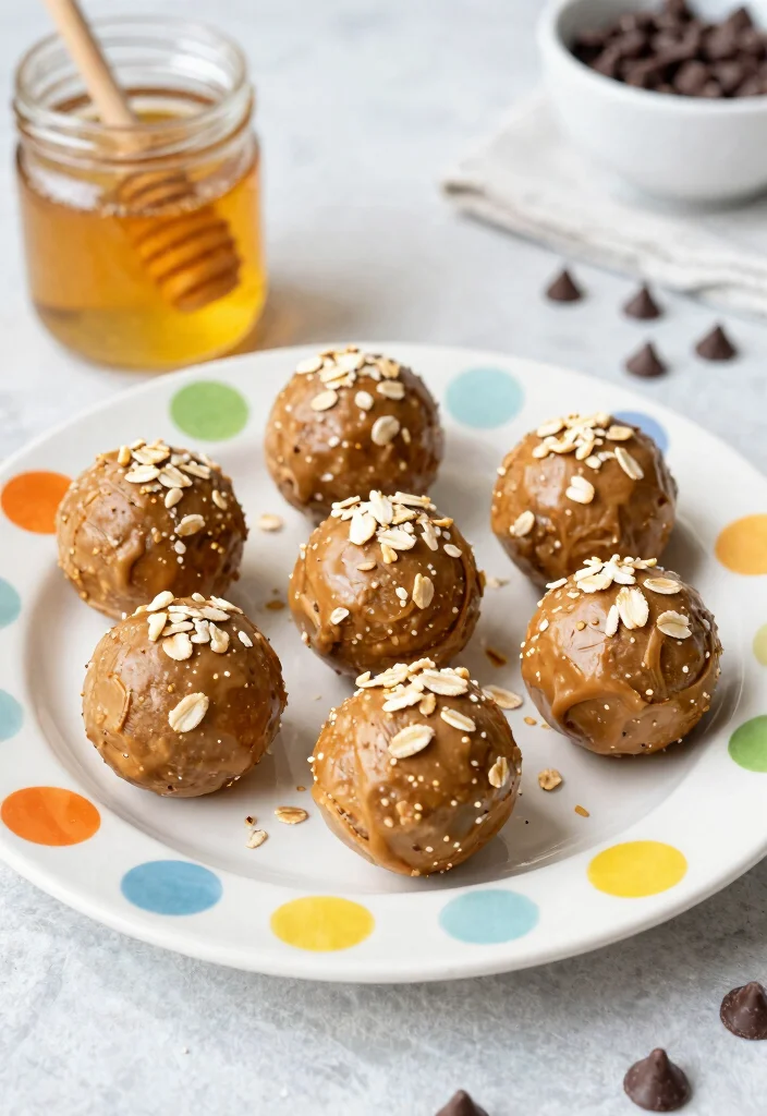 15 High Protein Low Carb Recipes For Picky Eaters - Kid-Approved Options - 9. Peanut Butter Protein Balls 1