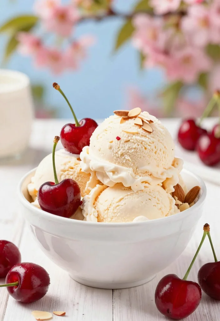 15 Ninja Creami Ice Cream Recipes High Protein - Frozen Healthy Treats - 12. Cherry Almond Protein Ice Cream 1