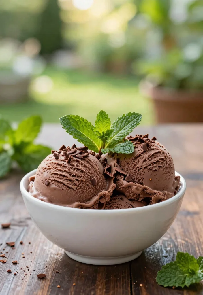 15 Ninja Creami Ice Cream Recipes High Protein - Frozen Healthy Treats - 7. Chocolate Mint Protein Ice Cream 1