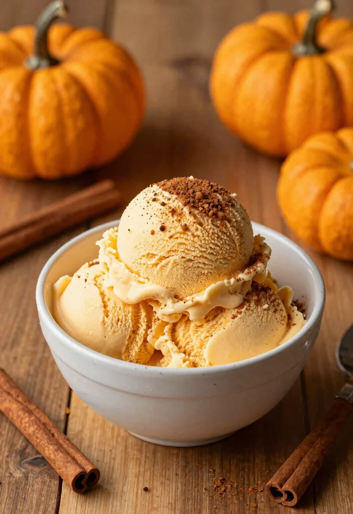 15 Ninja Creami Ice Cream Recipes High Protein - Frozen Healthy Treats - 9. Pumpkin Spice Protein Ice Cream 1