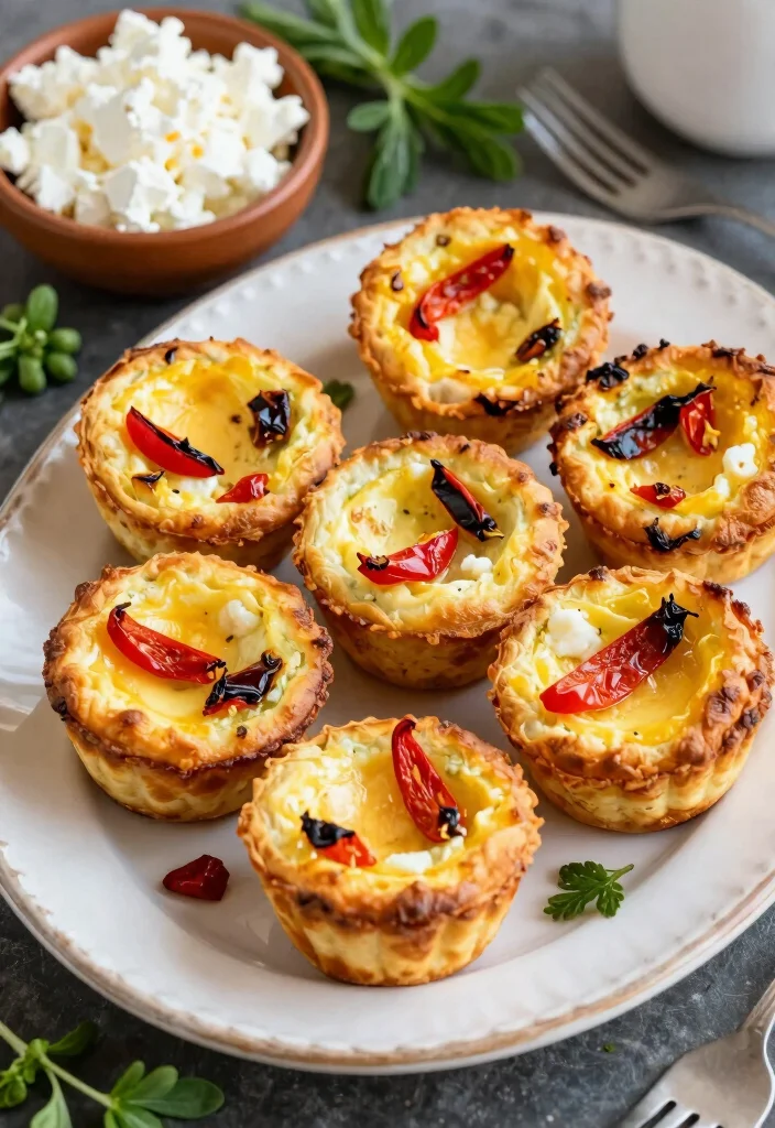 16 High Protein Egg Muffins - Meal Prep Breakfast Winners - 11. Peppers and Goat Cheese Egg Muffins 1