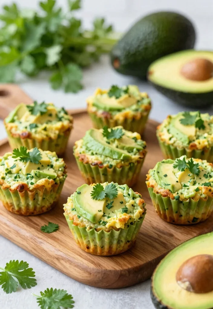 16 High Protein Egg Muffins - Meal Prep Breakfast Winners - 12. Avocado and Cilantro Egg Muffins 1