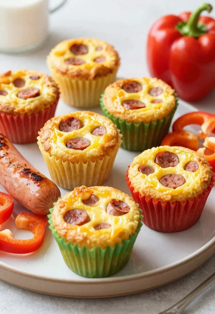16 High Protein Egg Muffins - Meal Prep Breakfast Winners - 5. Sausage and Bell Pepper Egg Muffins 1