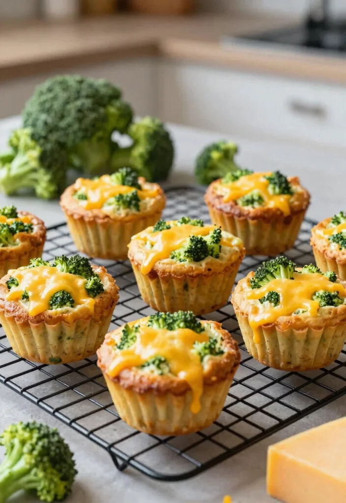 16 High Protein Egg Muffins - Meal Prep Breakfast Winners - 6. Broccoli and Cheddar Egg Muffins 1