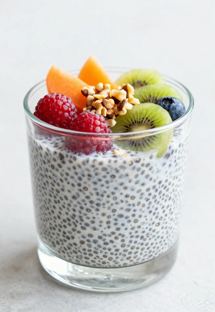 16 High Protein Low Carb Lunch Ideas - Quick & Satisfying - 16. Chia Seed Pudding 1