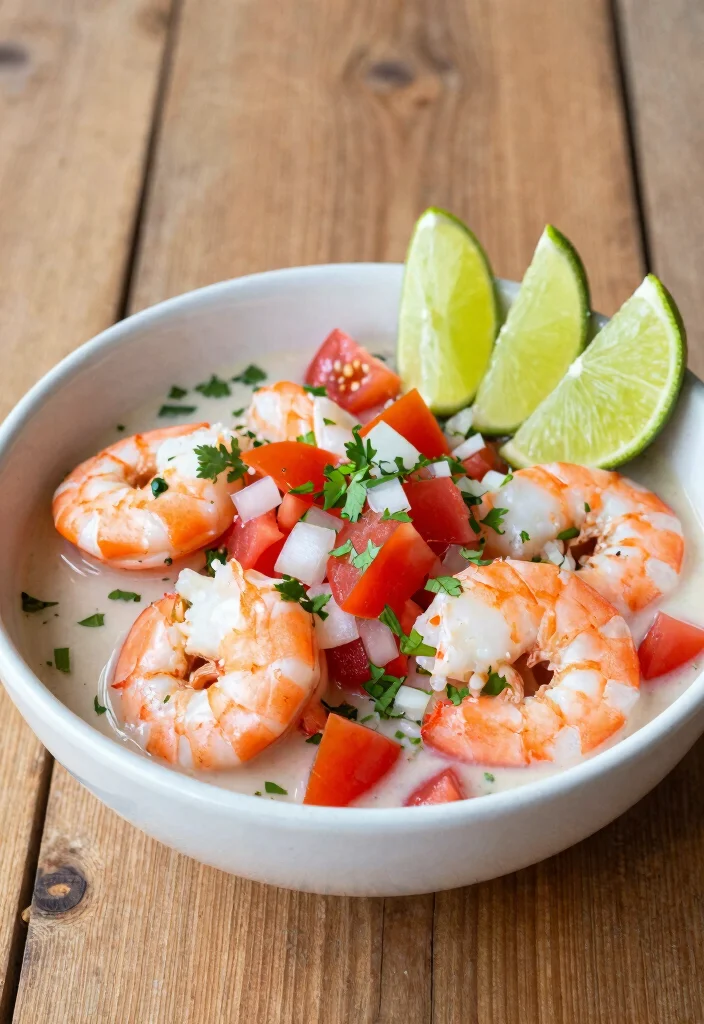 16 High Protein Low Carb Shrimp Recipes - Quick & Elegant Dishes - 14. Shrimp Ceviche 1