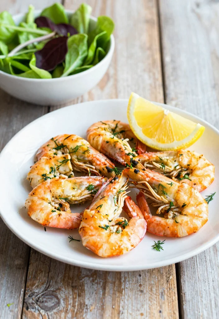 16 High Protein Low Carb Shrimp Recipes - Quick & Elegant Dishes - 8. Baked Lemon Dill Shrimp 1