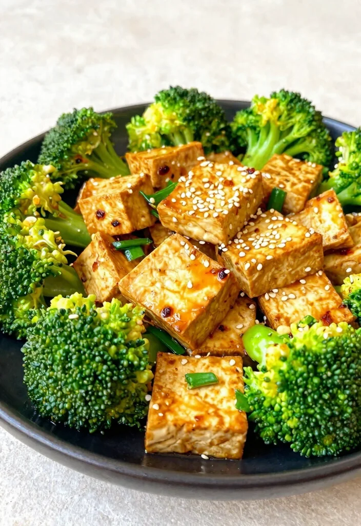 16 High Protein Recipes For Weight Gain Meals - Calorie-Dense Options - 14. Tofu Stir-Fry with Broccoli 1