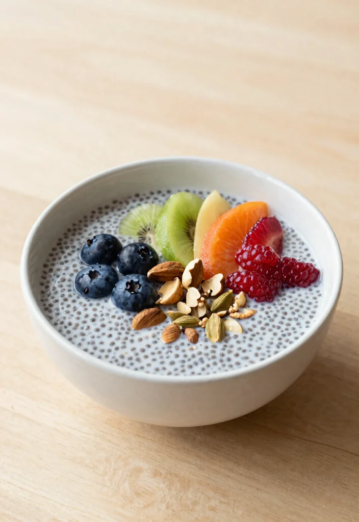 16 High Protein Recipes For Weight Gain Meals - Calorie-Dense Options - 15. Cardamom Spiced Chia Seed Pudding 1