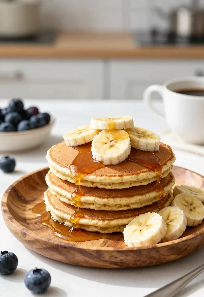 16 High Protein Recipes For Weight Gain Meals - Calorie-Dense Options - 5. Vegan Protein Pancakes 1