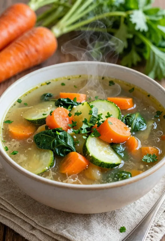 16 Low Calorie Low Carb High Protein Recipes - Triple Weight Loss Power - 14. Vegetable Soup 1