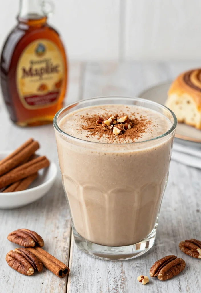 16 Low Carb High Protein Smoothie Recipes - Drink Your Protein - 8. Cinnamon Roll Protein Smoothie 1