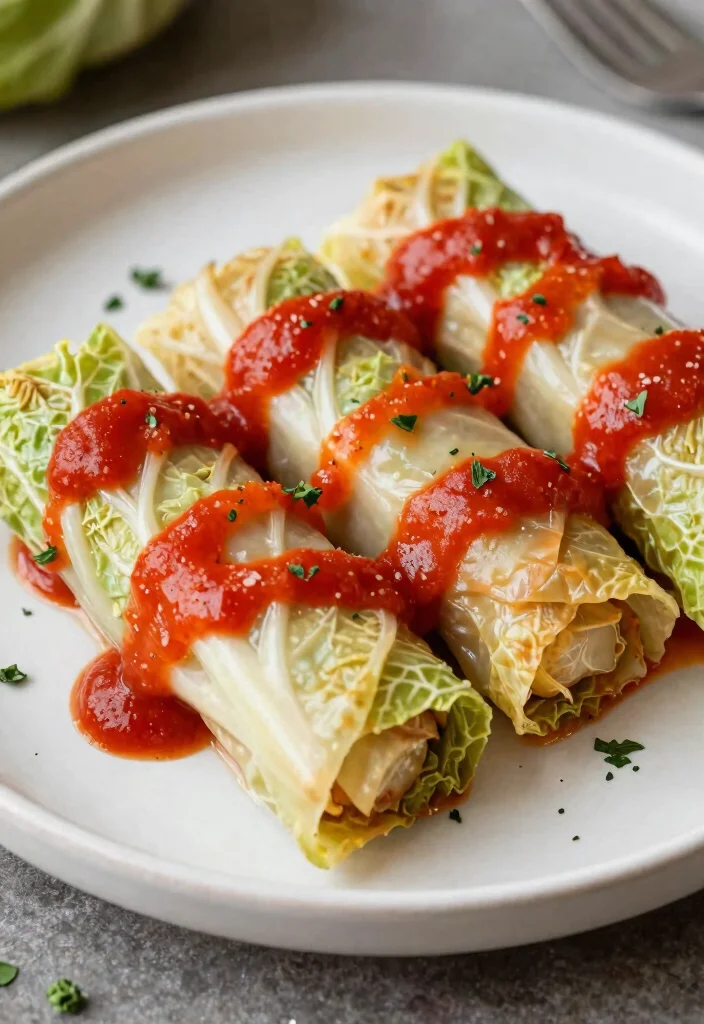 16 Vegan High Protein Low Carb Recipes - Plant-Based & Keto-Friendly - 14. Vegan Cabbage Rolls 1