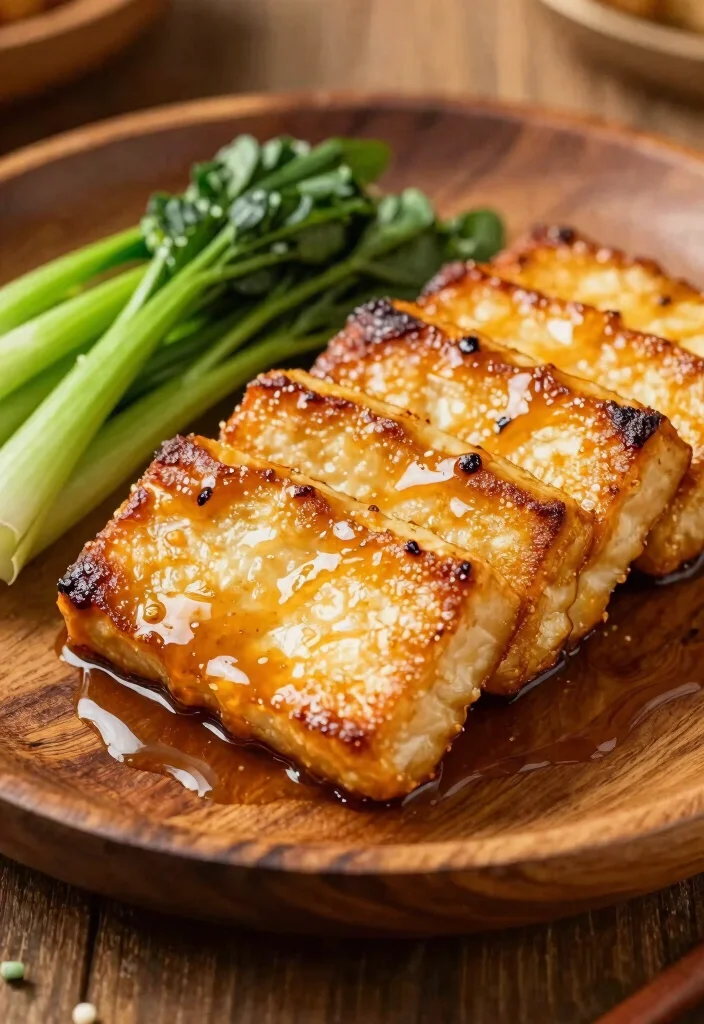 16 Vegan High Protein Low Carb Recipes - Plant-Based & Keto-Friendly - 9. Baked Tempeh with Maple Glaze 1