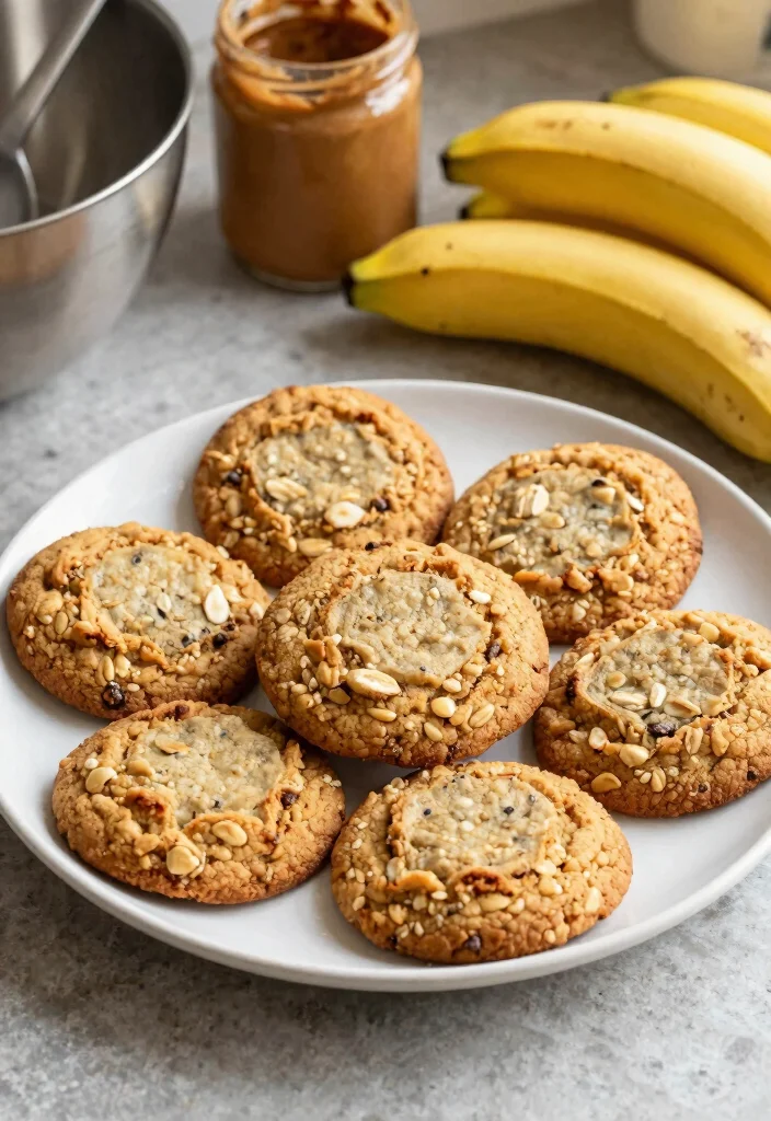 17 Gluten Free Vegan Recipes - Delicious & Nutritious - 2. Banana Oat Cookies 1