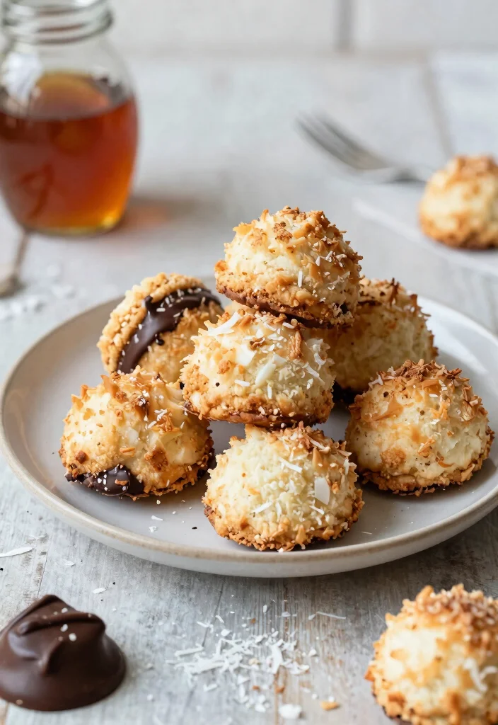 17 Gluten Free Vegan Recipes - Delicious & Nutritious - 4. Coconut Macaroons 1