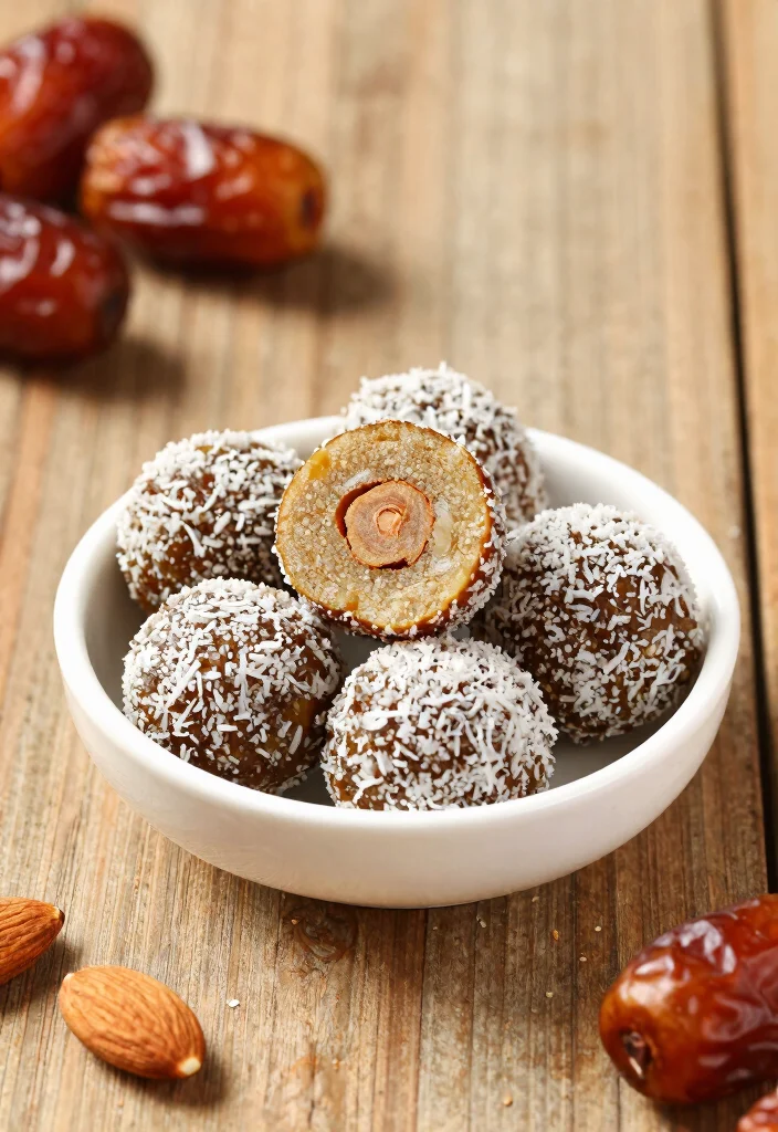 17 Gluten Free Vegan Recipes - Delicious & Nutritious - 8. Date Energy Balls 1