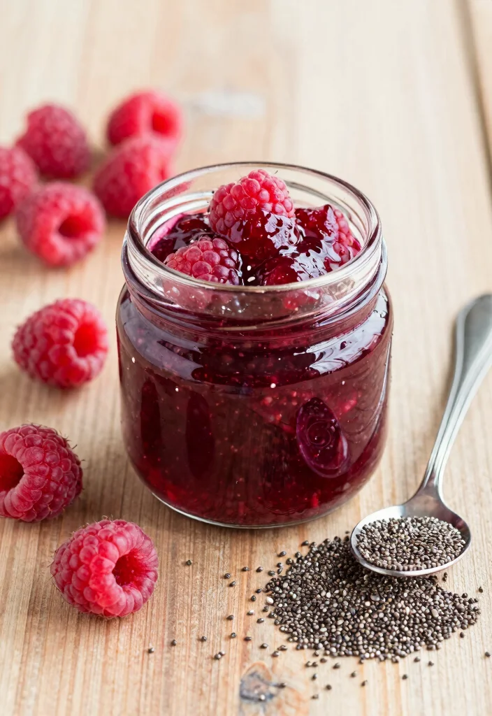 17 High Protein Low Carb Dairy Free Recipes - Allergy-Friendly Options - 17. Raspberry Chia Jam 1