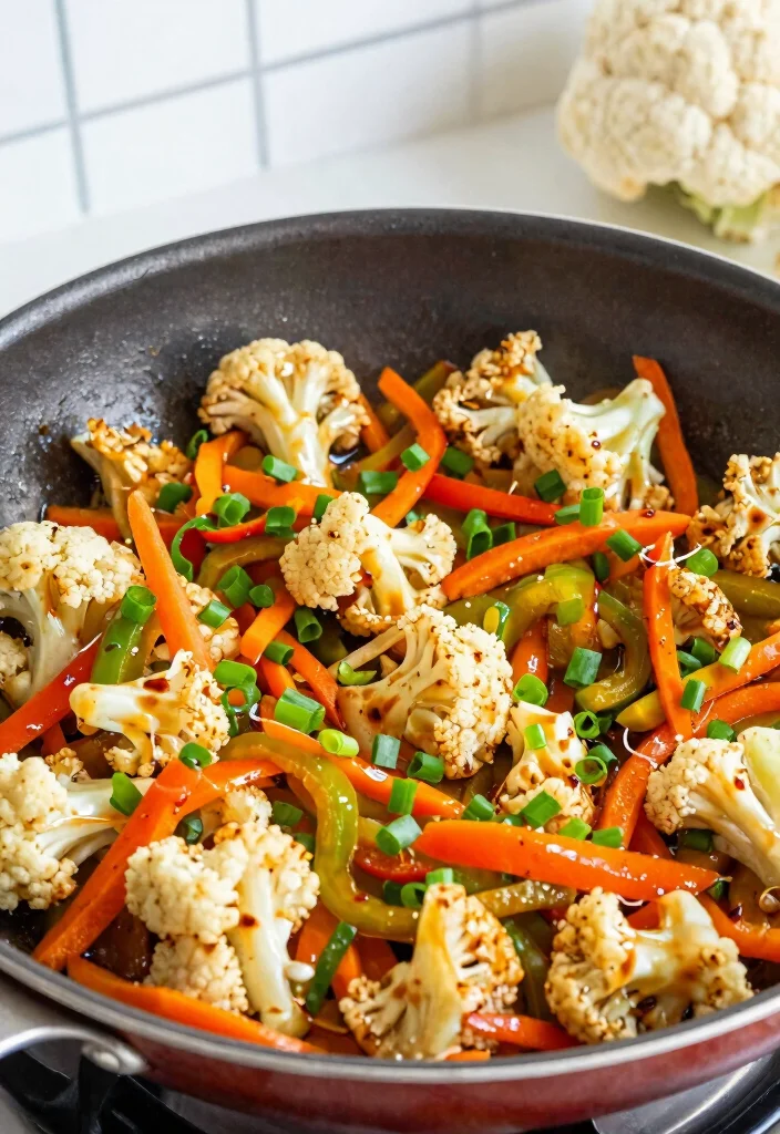 17 High Protein Low Carb Dairy Free Recipes - Allergy-Friendly Options - 6. Cauliflower Rice Stir-Fry 1