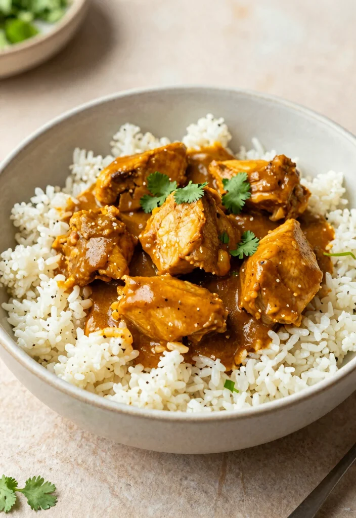 17 High Protein Low Carb Recipes Lunch - Office-Friendly Meals - 13. Coconut Curry Chicken Bowls 1