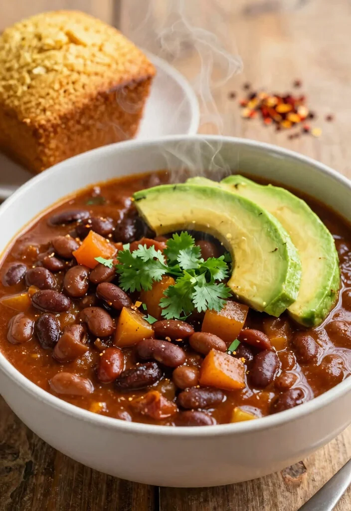 17 High Protein Vegan Gluten Free Recipes - Triple-Friendly Options - 13. Vegan Chili 1