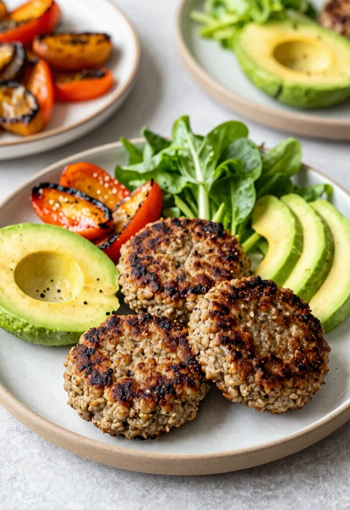 17 High Protein Vegetarian Slow Cooker Recipes - Set & Forget Meals - 9. Protein-Packed Veggie Burger Mix 1