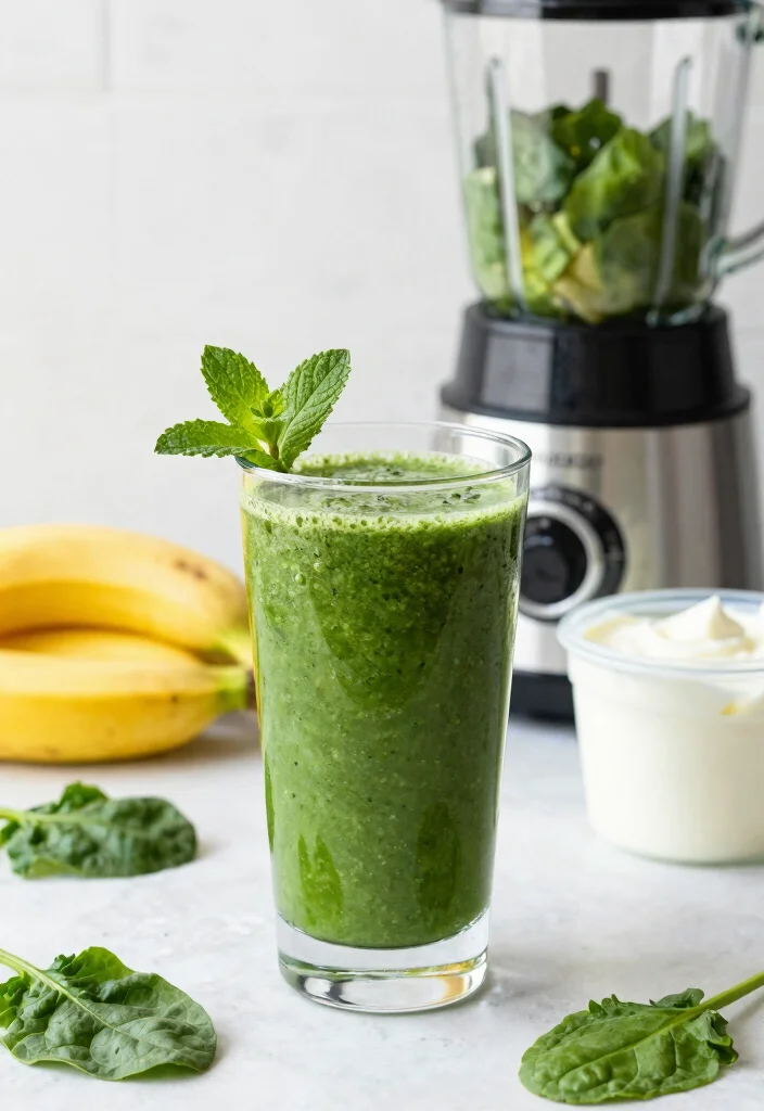 17 Low Calorie High Protein Smoothie Recipes - Quick & Healthy - 1. Green Protein Powerhouse 1
