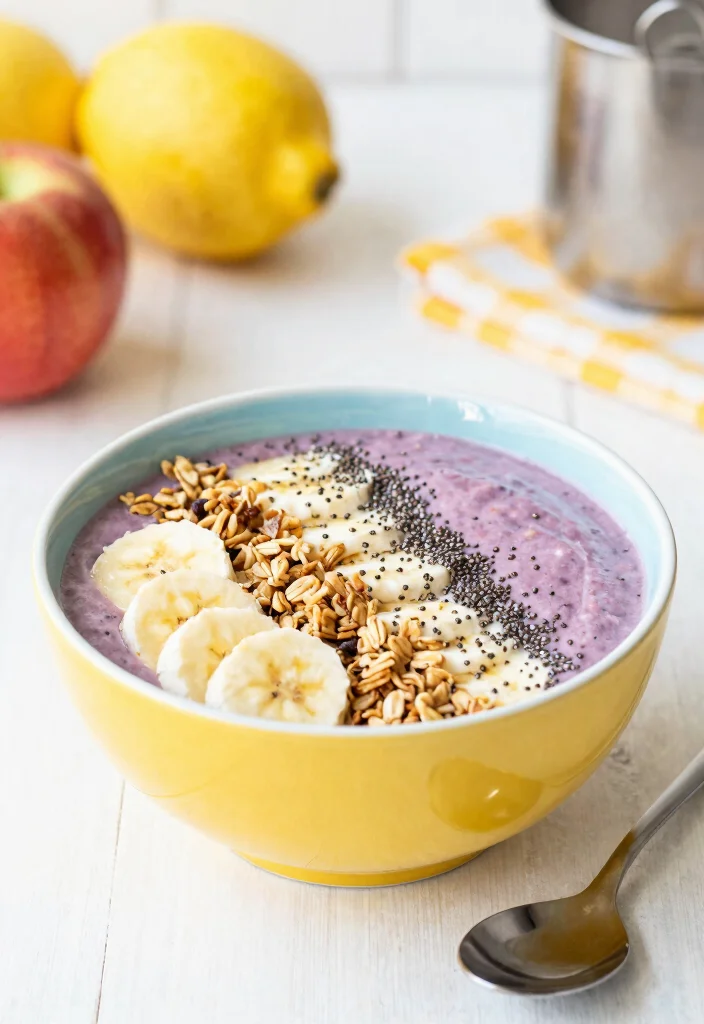 17 Low Calorie High Protein Smoothie Recipes - Quick & Healthy - 12. Smoothie Bowl Delight 1