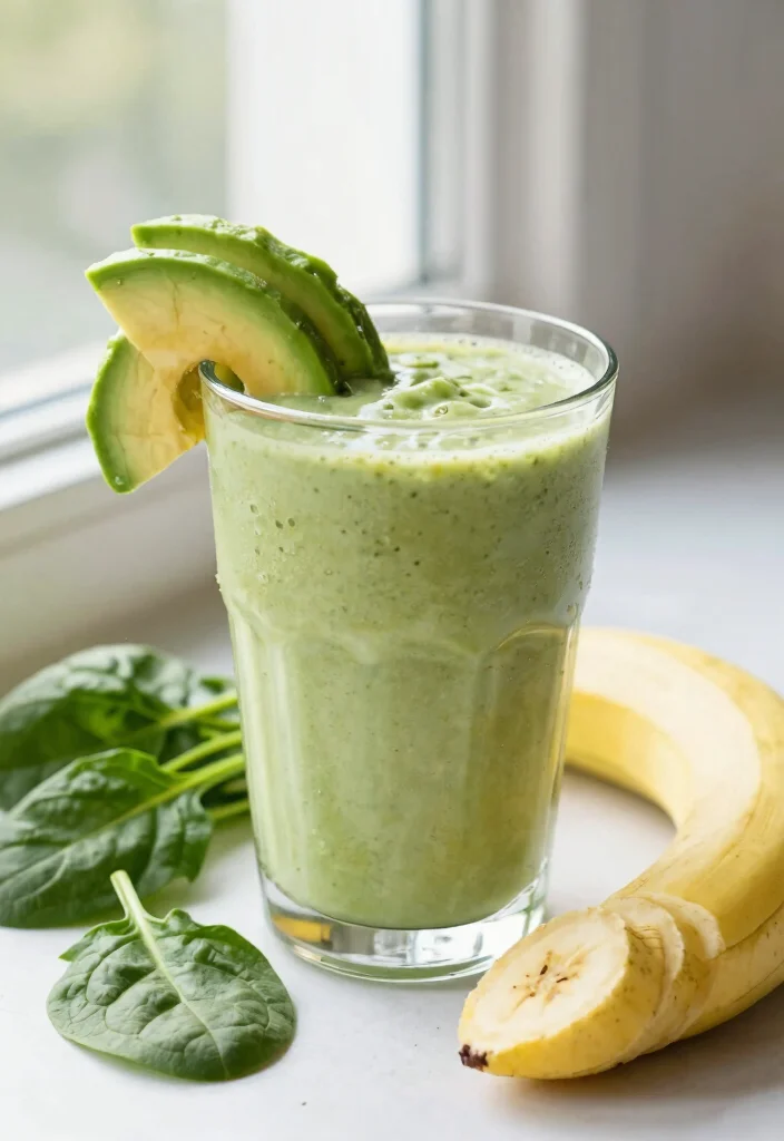 17 Low Calorie High Protein Smoothie Recipes - Quick & Healthy - 5. Creamy Avocado Protein Smoothie 1