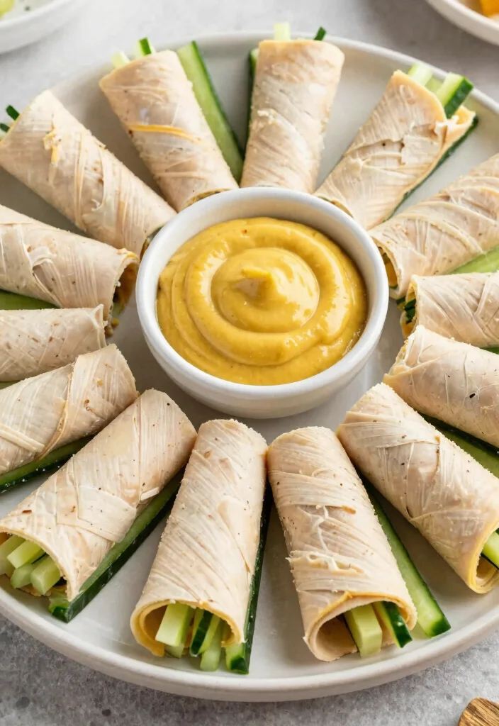 18 Bariatric Recipes Gastric Bypass High Protein Snacks - Weight Loss Friendly - 12. Turkey and Cheese Roll-Ups 1