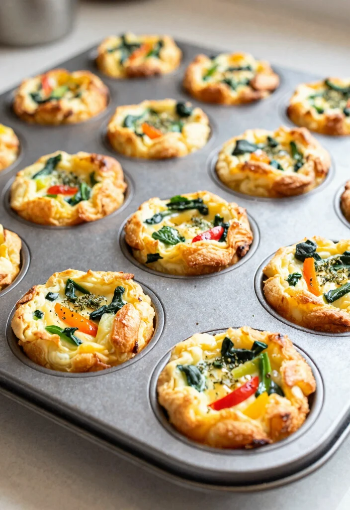 18 Bariatric Recipes Gastric Bypass High Protein Snacks - Weight Loss Friendly - 17. Mini Frittatas 1