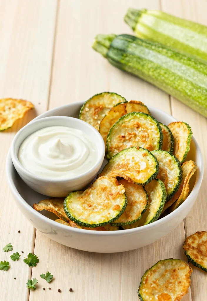 18 Bariatric Recipes Gastric Bypass High Protein Snacks - Weight Loss Friendly - 18. Zucchini Chips 1