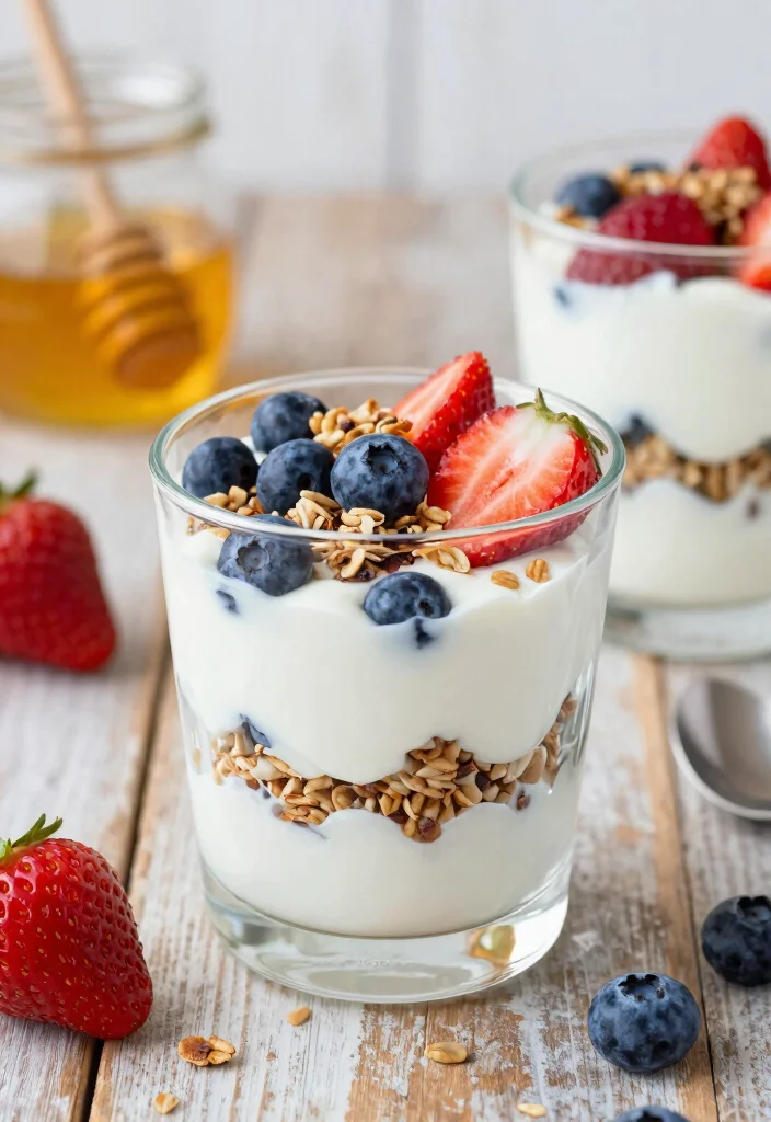 18 Bariatric Recipes Gastric Bypass High Protein Snacks - Weight Loss Friendly - 2. Greek Yogurt Parfait 1