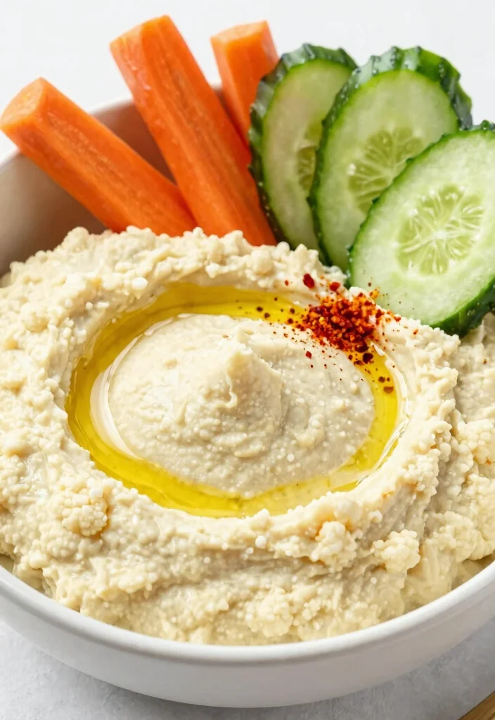 18 Bariatric Recipes Gastric Bypass High Protein Snacks - Weight Loss Friendly - 9. Cauliflower Hummus 1
