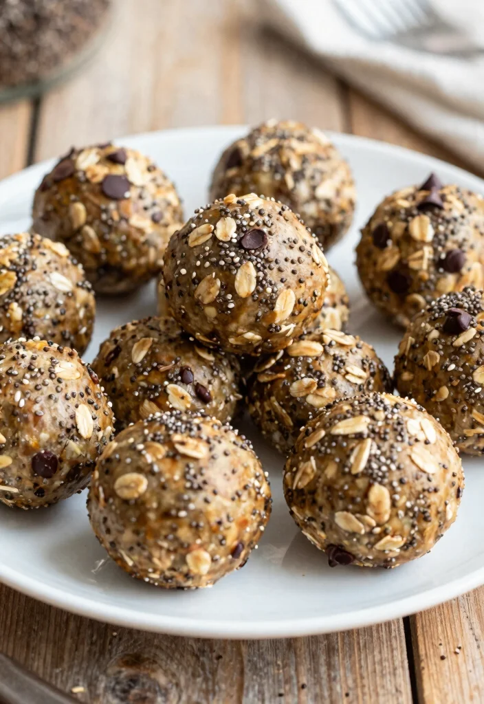 18 Easy High Protein Low Calorie Recipes - Simple & Healthy Living - 15. Protein Energy Balls 1