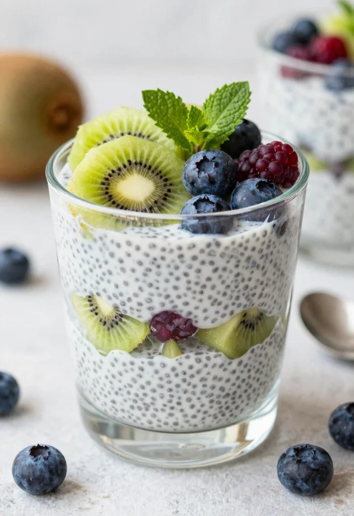 18 Easy High Protein Low Calorie Recipes - Simple & Healthy Living - 18. Chia Seed Pudding 1