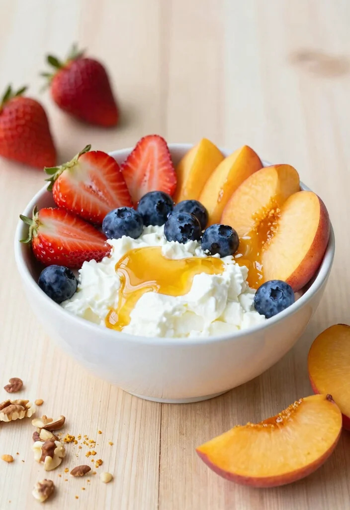 18 Easy High Protein Low Calorie Recipes - Simple & Healthy Living - 5. Cottage Cheese Bowl 1