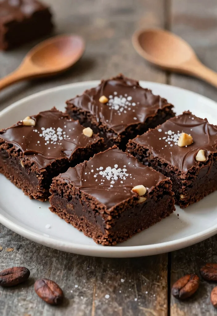 18 High Protein Desserts Recipes - Easy & Delicious - 12. Dark Chocolate Protein Brownies 1