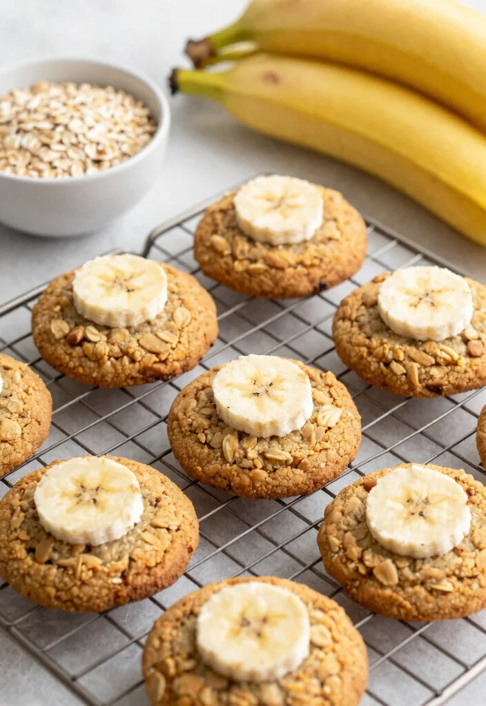 18 High Protein Desserts Recipes - Easy & Delicious - 15. Banana Oatmeal Cookies 1