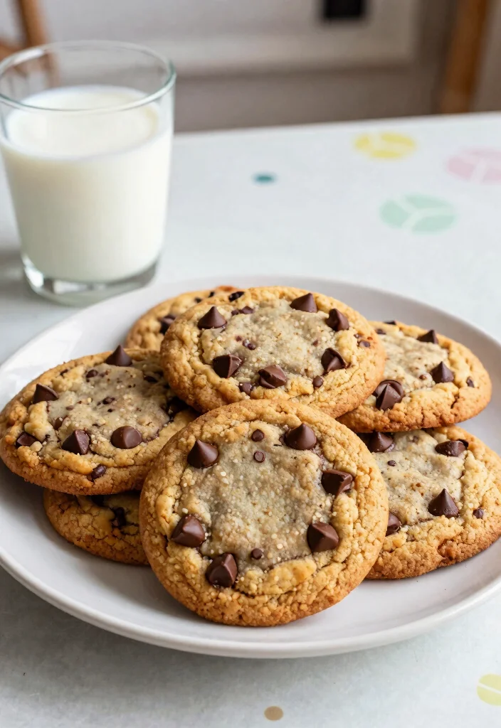 18 High Protein Desserts Recipes - Easy & Delicious - 17. Chocolate Chip Protein Cookies 1