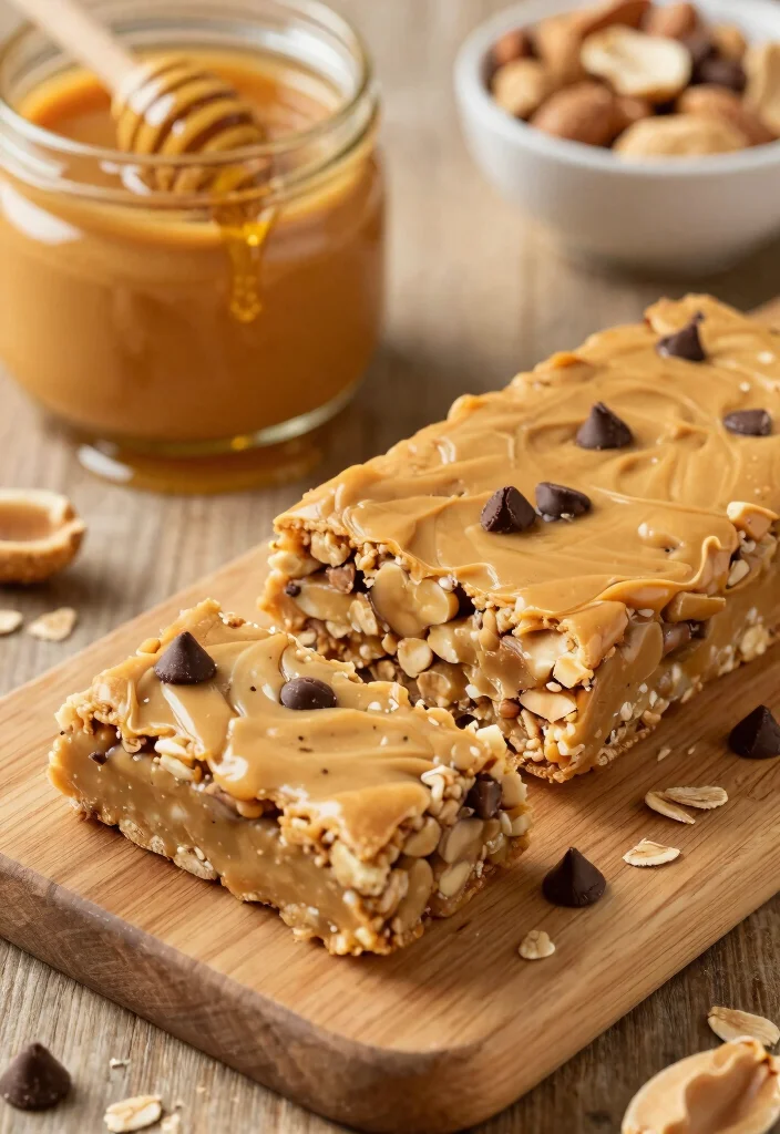 18 High Protein Desserts Recipes - Easy & Delicious - 2. Peanut Butter Protein Bars 1