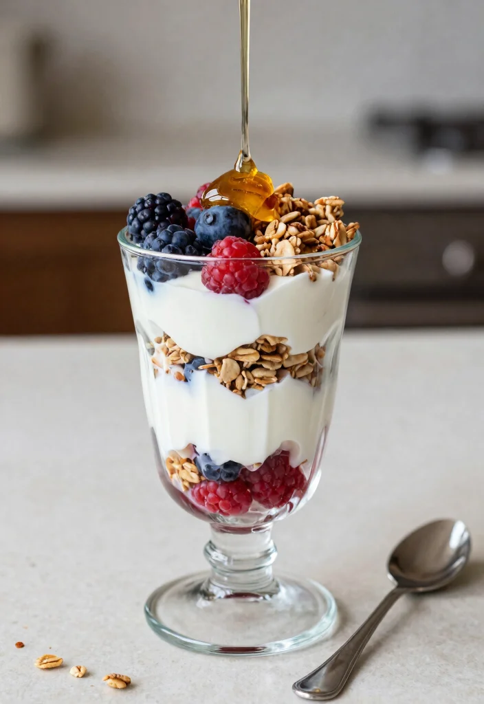 18 High Protein Desserts Recipes - Easy & Delicious - 9. Yogurt Parfait 1