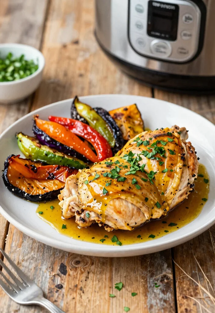 18 High Protein Low Carb Instant Pot Recipes - Quick & Easy Dinners - 12. Instant Pot Greek Chicken 1